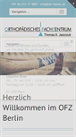 Mobile Screenshot of ofz-berlin.de