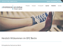 Tablet Screenshot of ofz-berlin.de